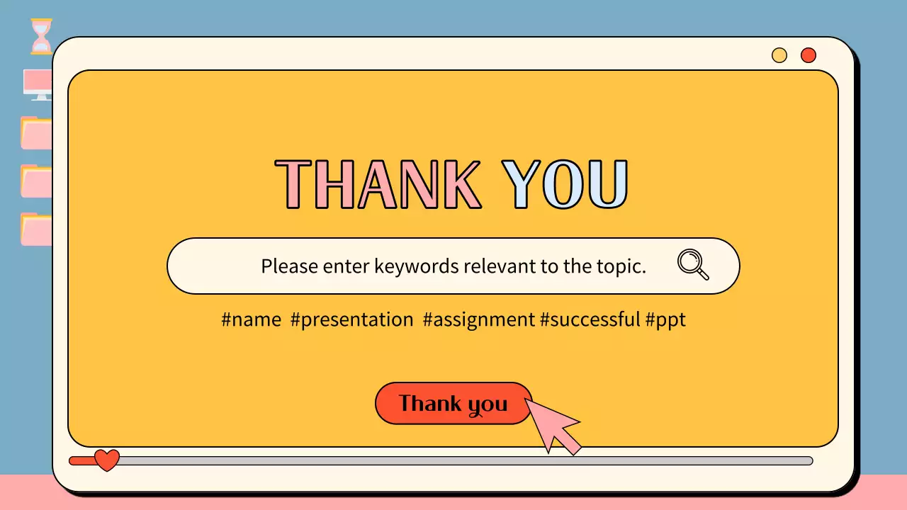 옐로우 레트로 가이드 프리젠테이션