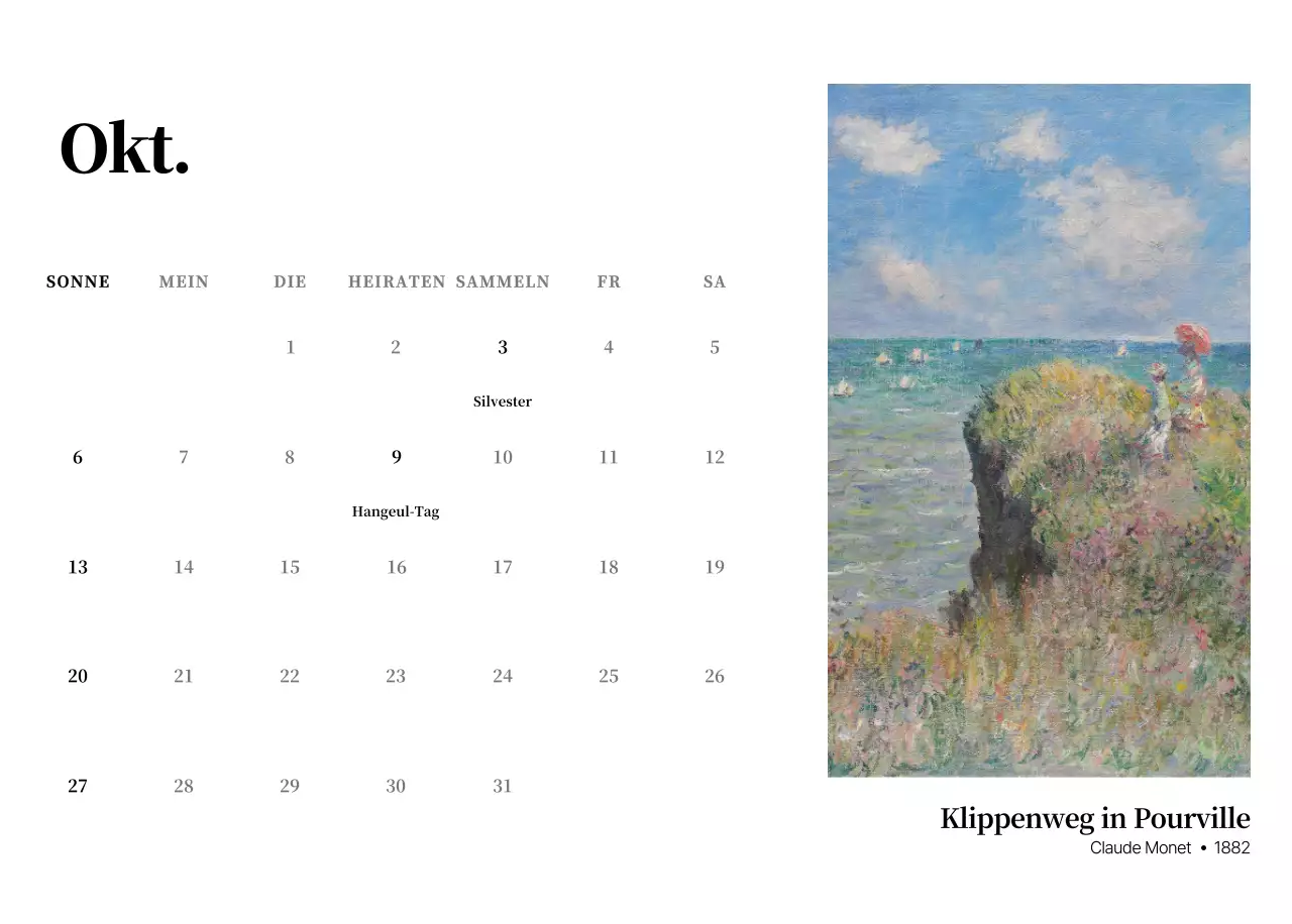 Ein schlichtes, klassisches Meisterwerk in Schwarz und Grau