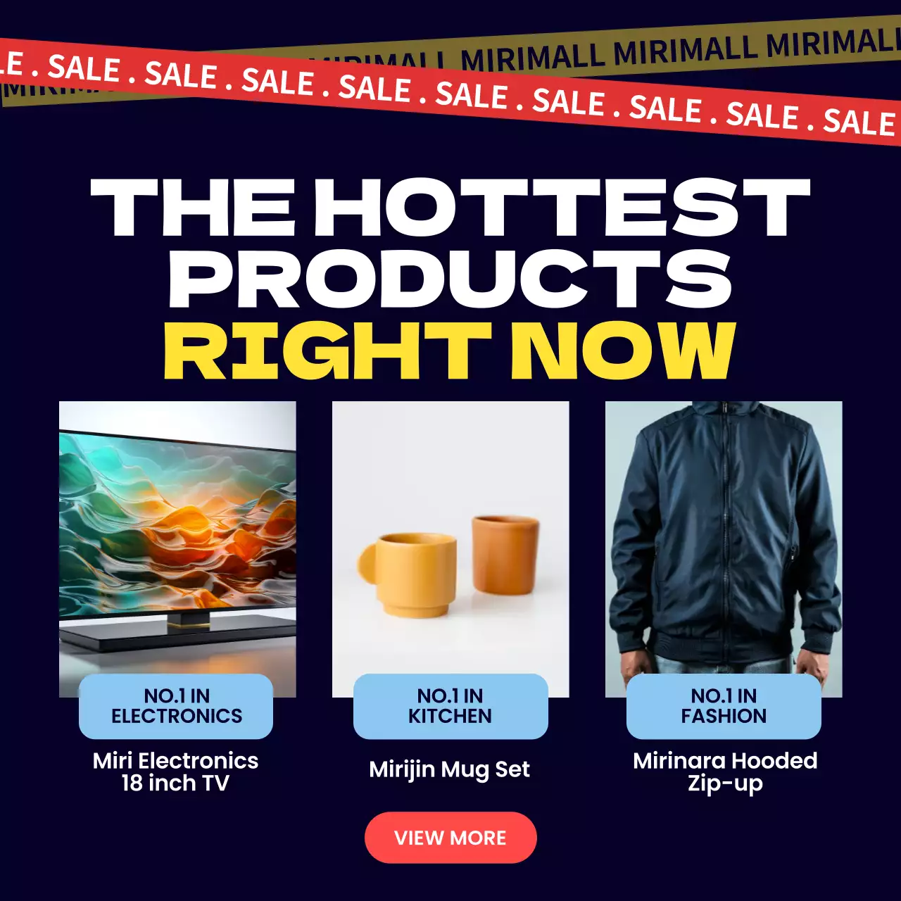 Black Modern Sale Promotion Social Media Post