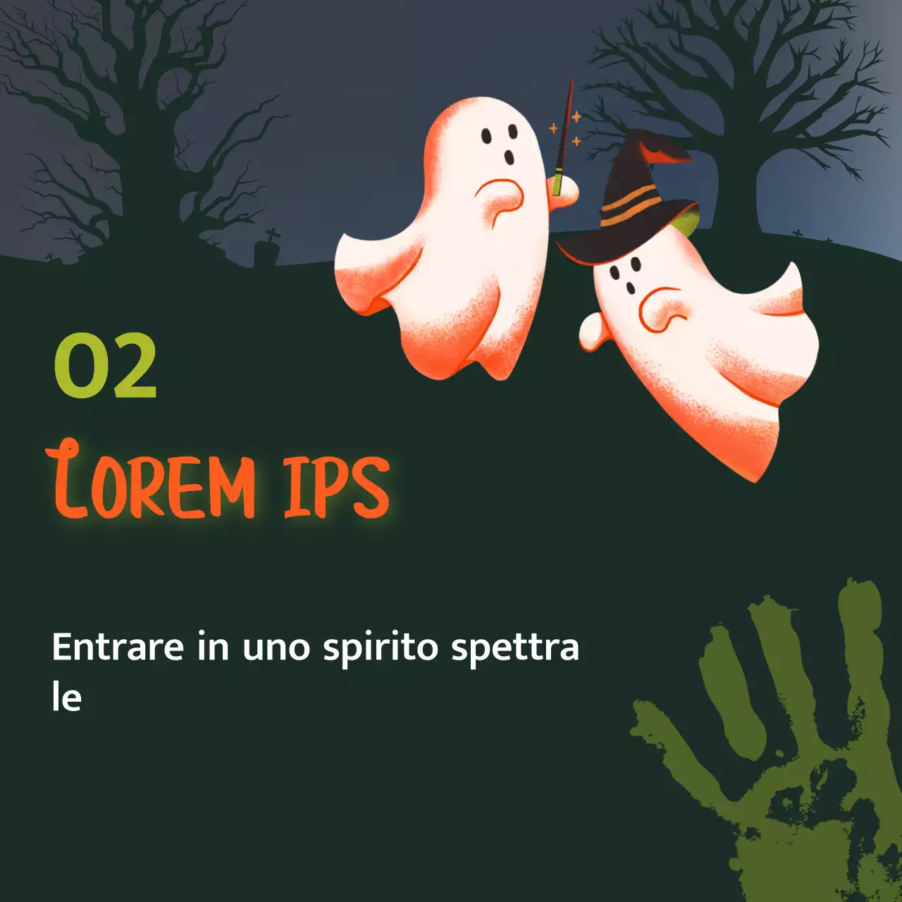 Vi presentiamo il costume di Halloween fantascientifico verde e arancione