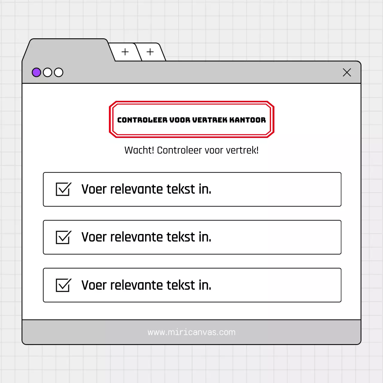 Een gids met grijze, eenvoudige en stiptheidstips