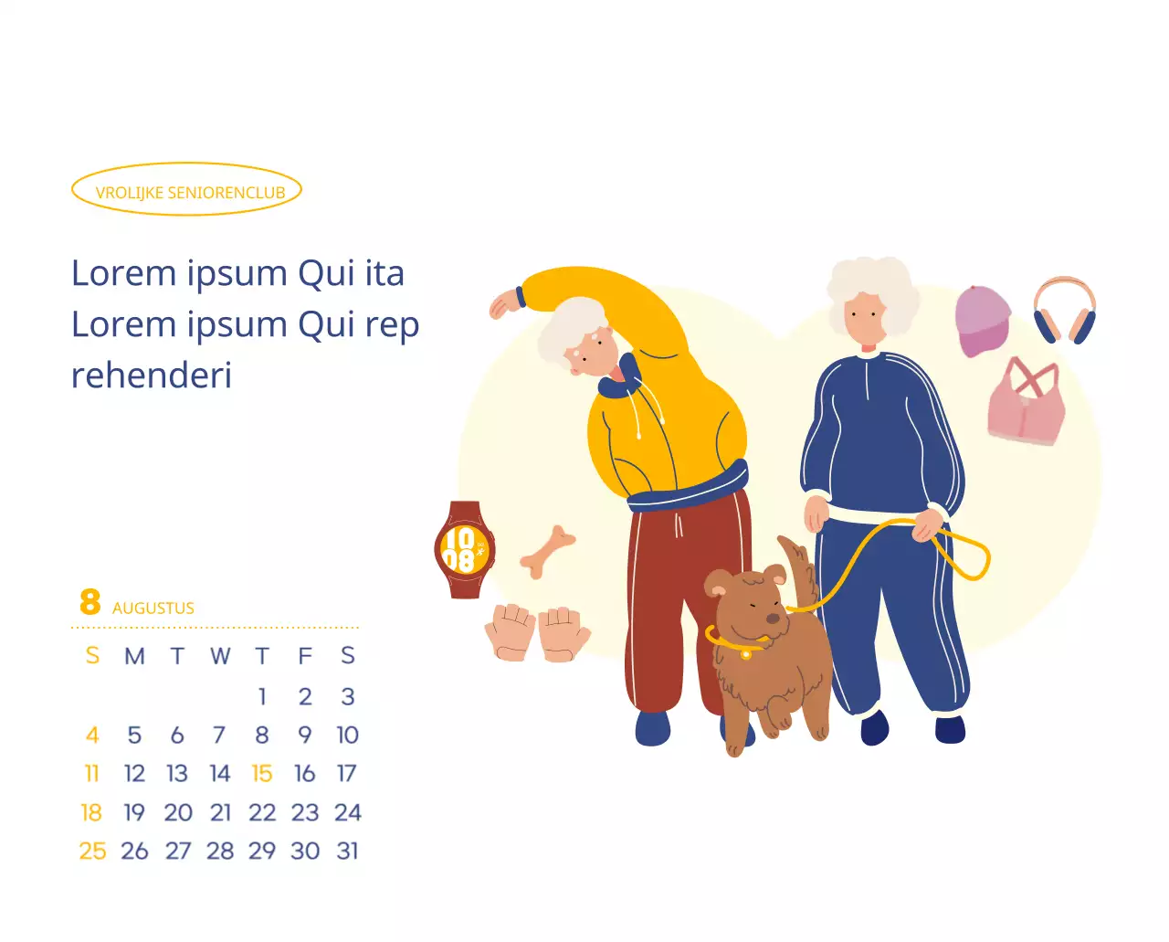 Werkkalender met prachtige illustraties