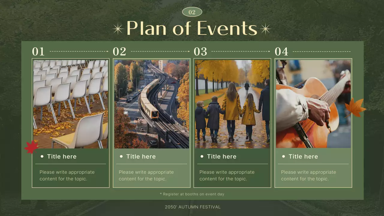 Green Rustic Festival Guide Presentation