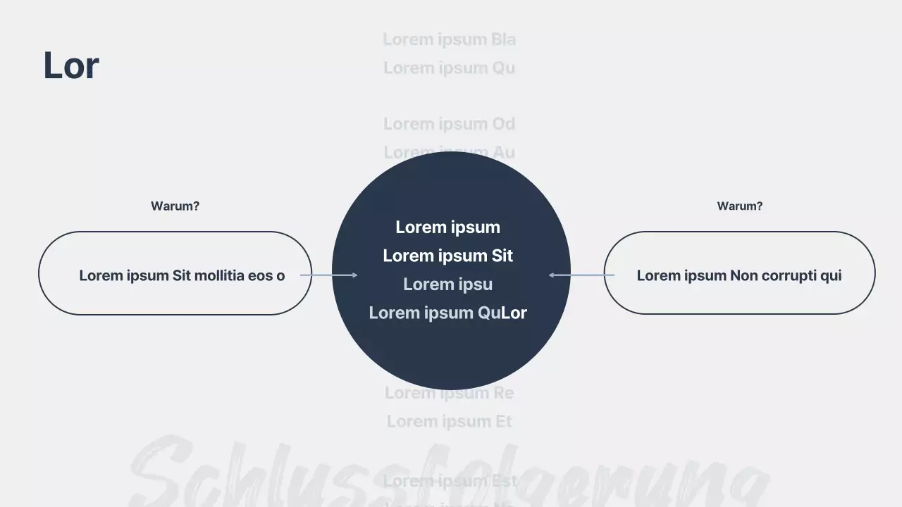 Ein moderner Marktforschungsbericht über marineblaue Akzente