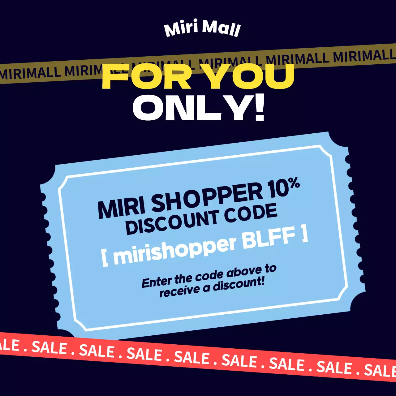 Black Modern Sale Promotion Social Media Post