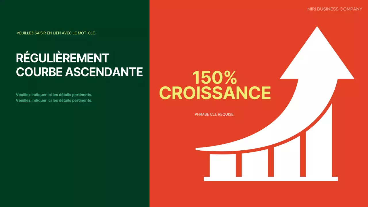 Ordre du jour simple en orange et vert