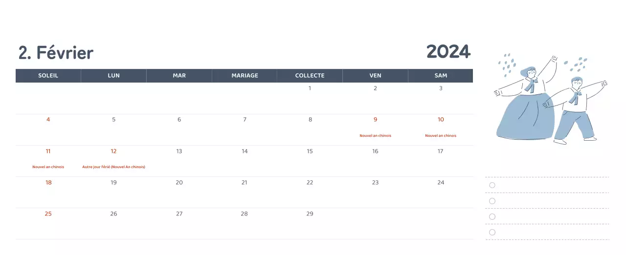 Un calendrier aux illustrations colorées et émouvantes