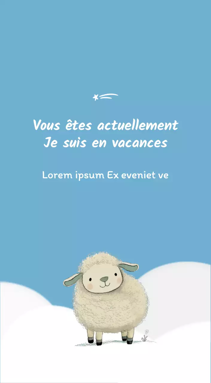 Un calendrier dévotionnel avec des illustrations douces et des versets bibliques sur un fond bleu clair.