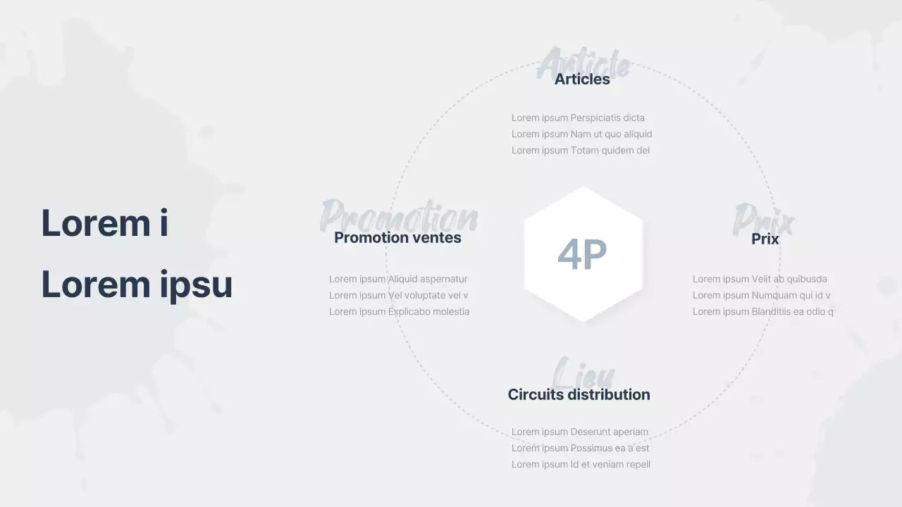 Une étude de marché moderne sur les accents bleu marine