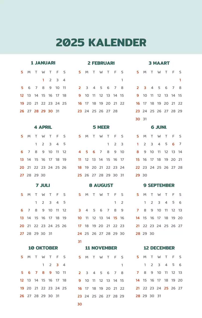 Een kalender met kleurrijke, emotionele illustraties