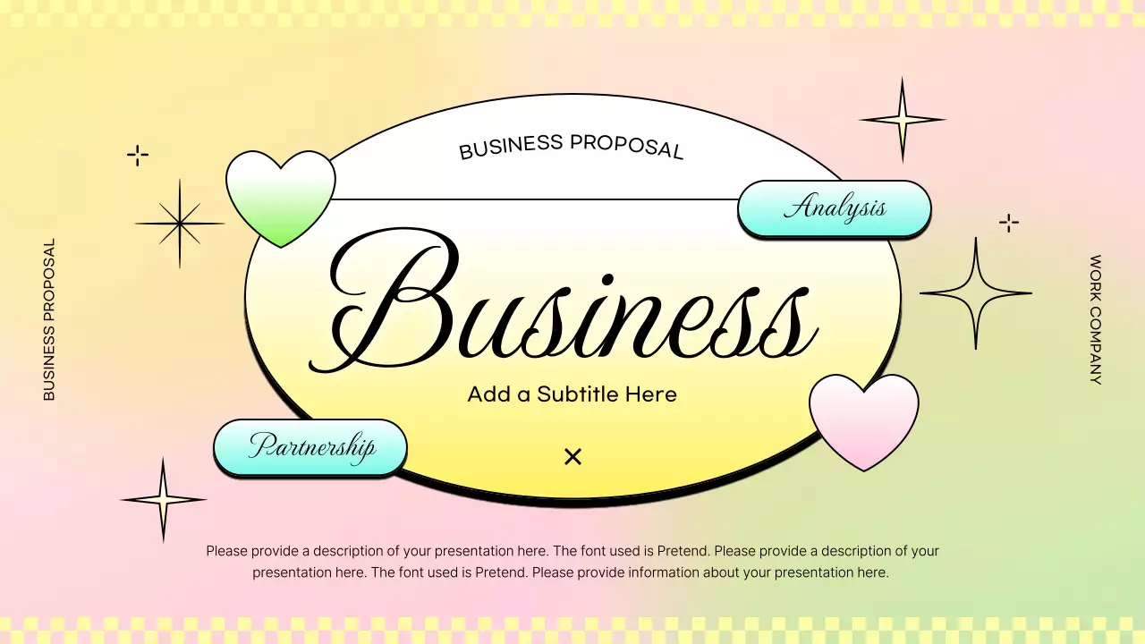 Colorful Retro Business Document Presentation