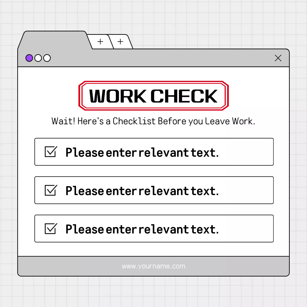 Grey Minimal Job Guide Instagram Carousel