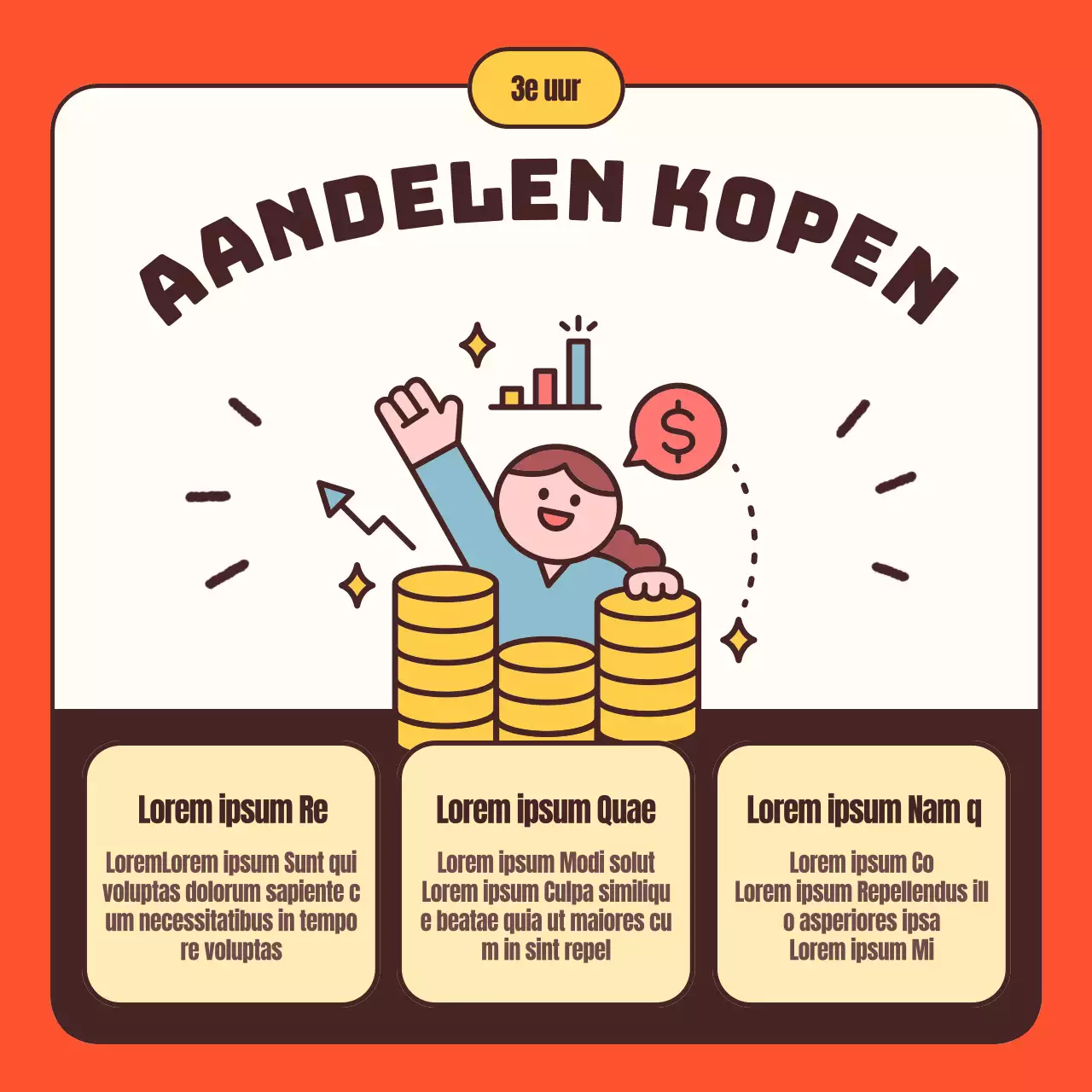 Een eenvoudige beginnersgids voor aandelen in oranje en geel