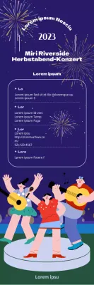 Ein festliches Herbstkonzert mit Feuerwerk veranstalten