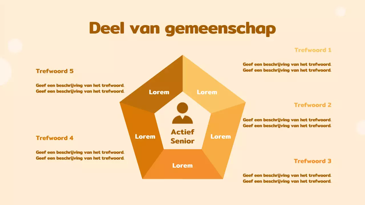 Eenvoudig lesmateriaal voor zilverstad in beige