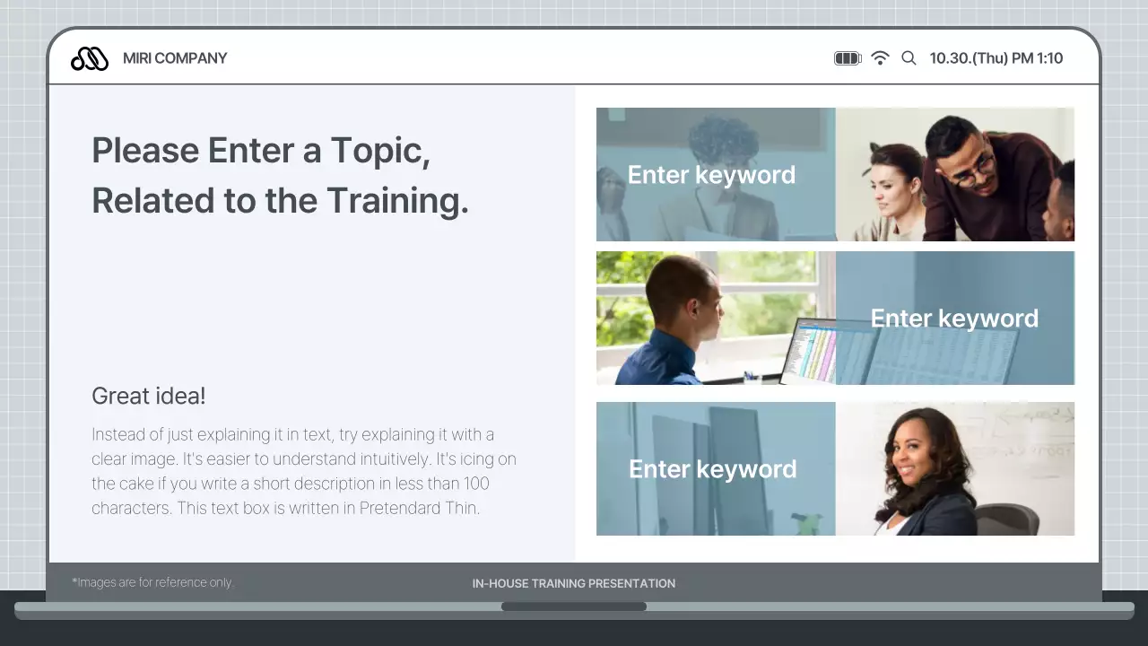 White Modern Training Document Presentation