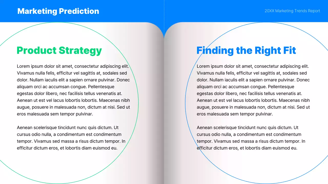 파랑과 민트색의 키치한 MZ 세대 마케팅 트렌드 보고서