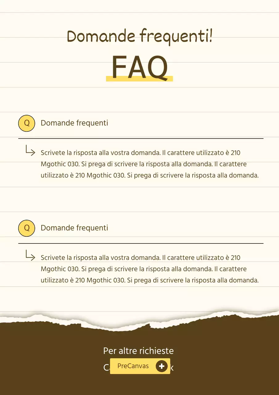 Una semplice presentazione di prodotto per lo storytelling in giallo e beige