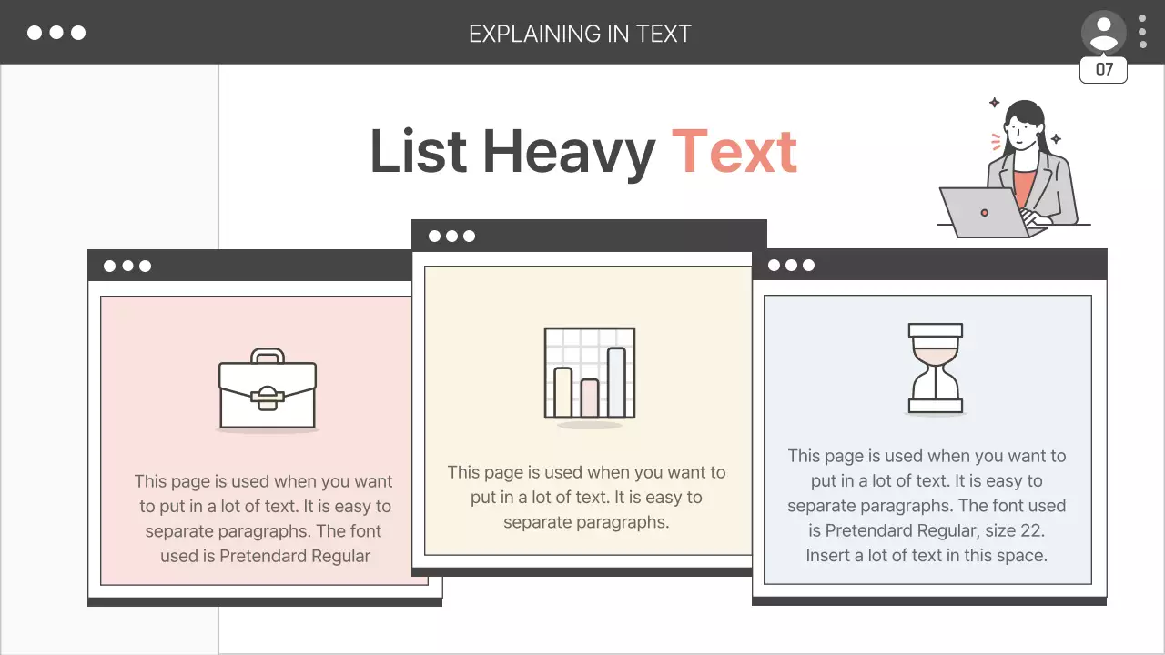 Coral Modern Office 템플릿 프레젠테이션