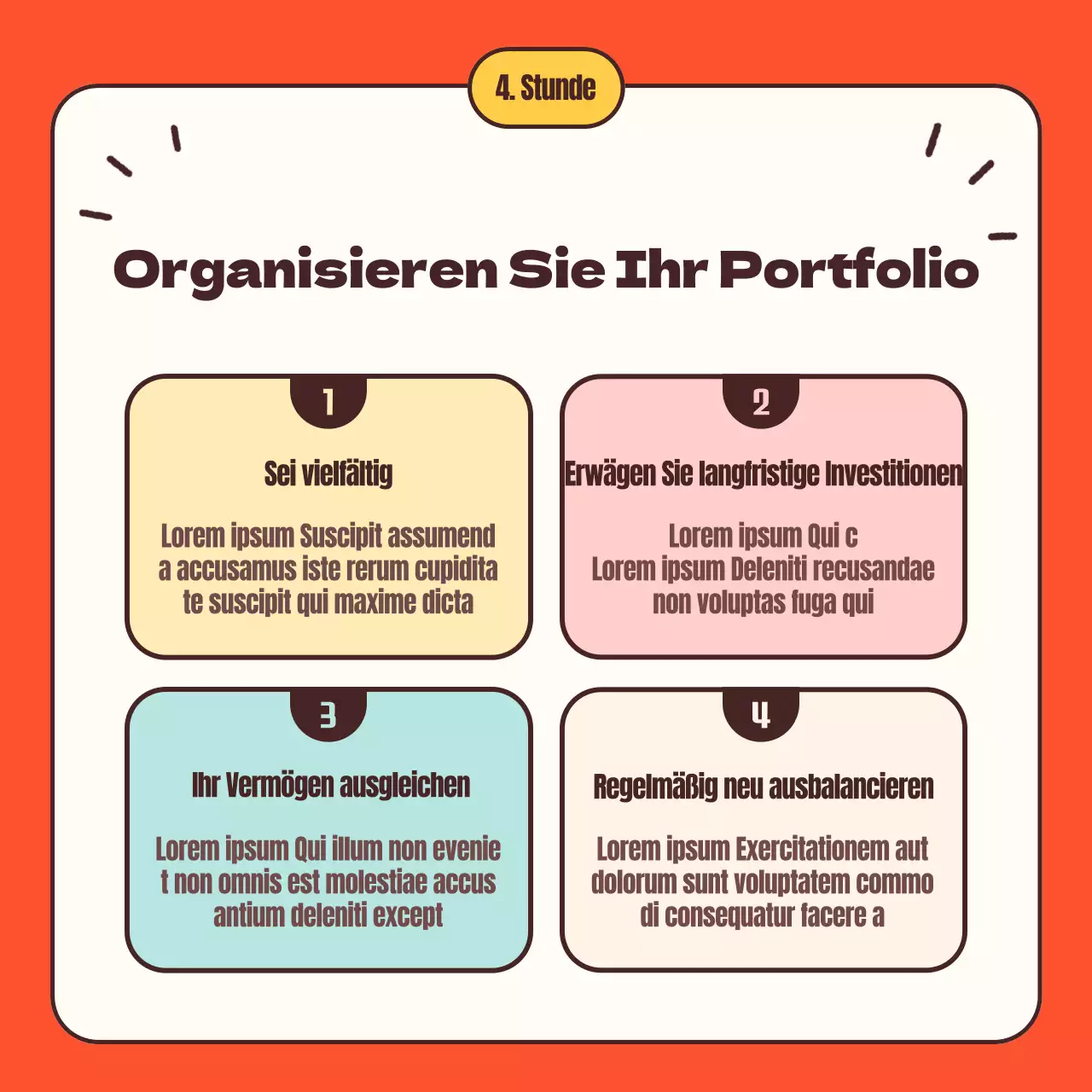 Ein einfacher Leitfaden für Einsteiger zu Aktien in Orange und Gelb
