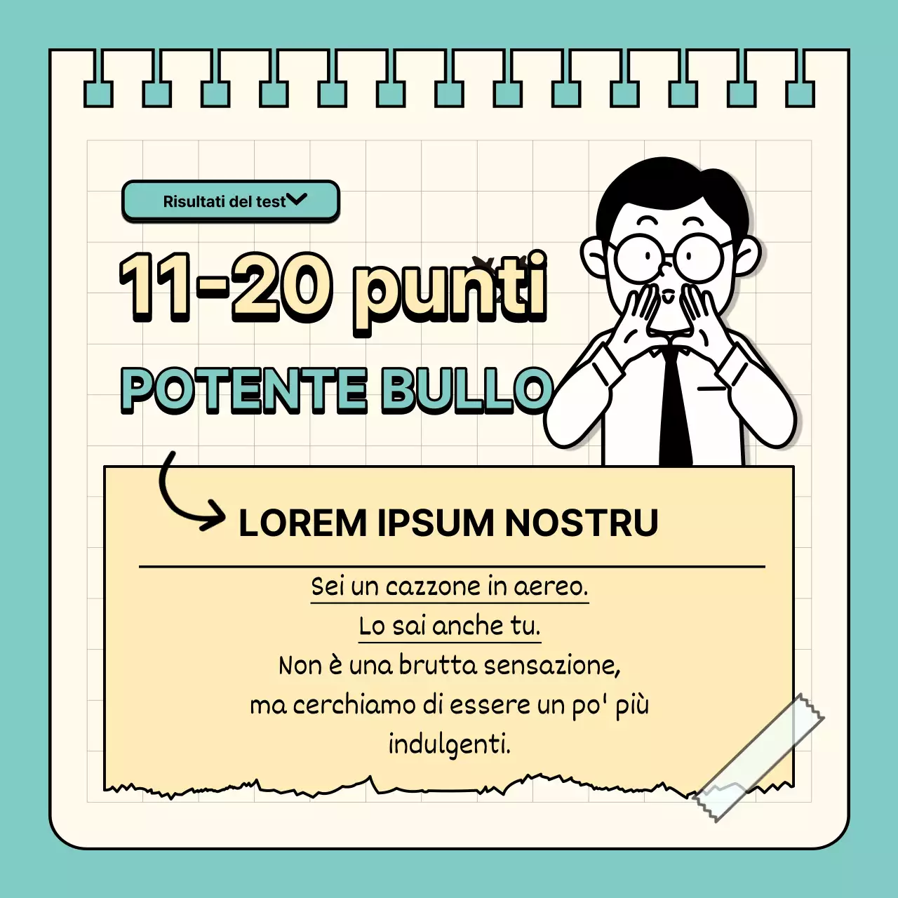 Un semplice test di livello goofy in menta e giallo @simplegoofy