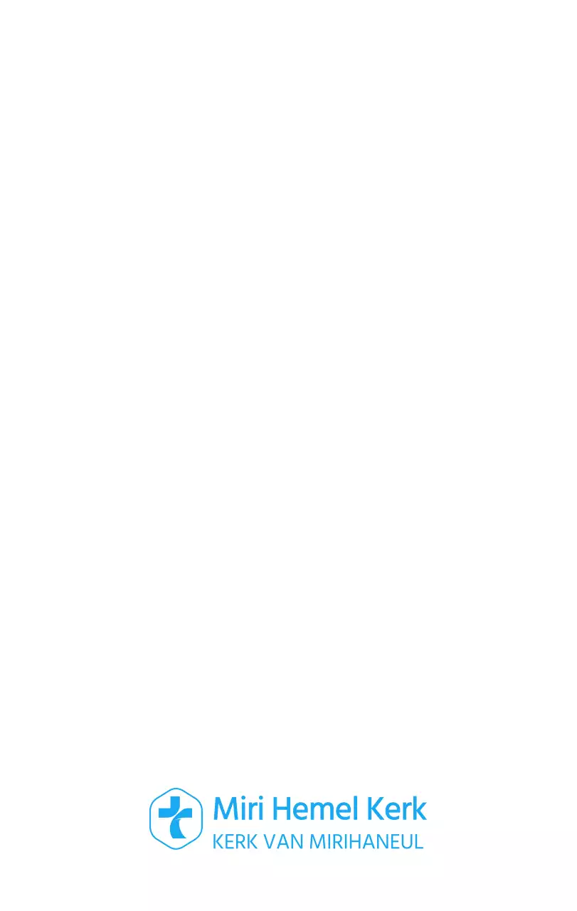 Blauw modern concept kerkkalender