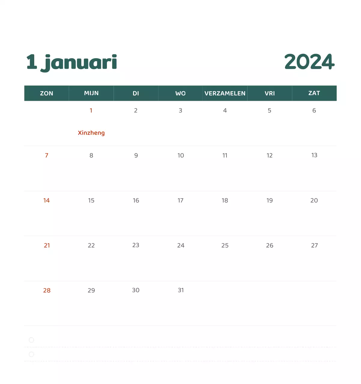Een kalender met kleurrijke, emotionele illustraties