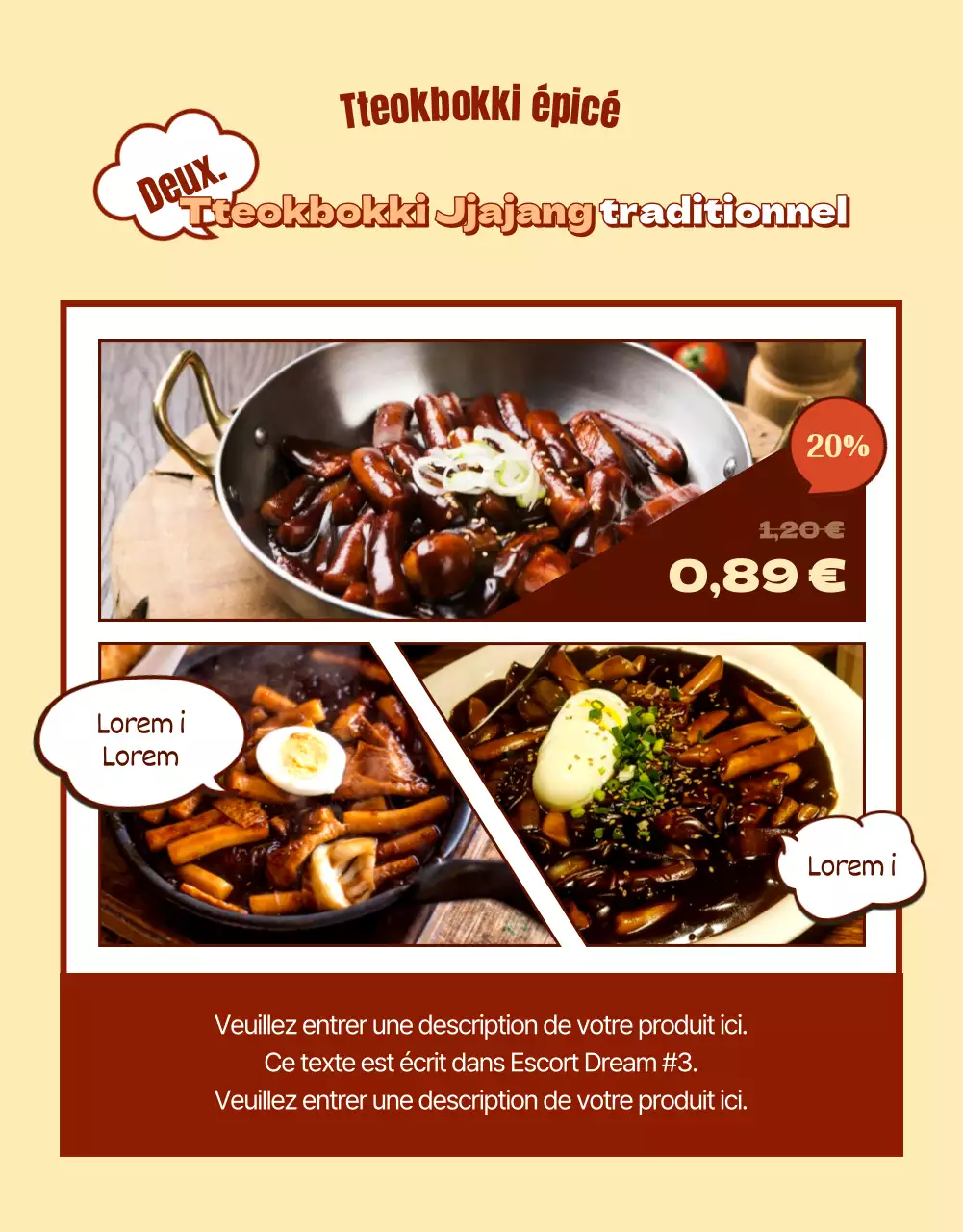 Promouvoir un look rouge et rétro