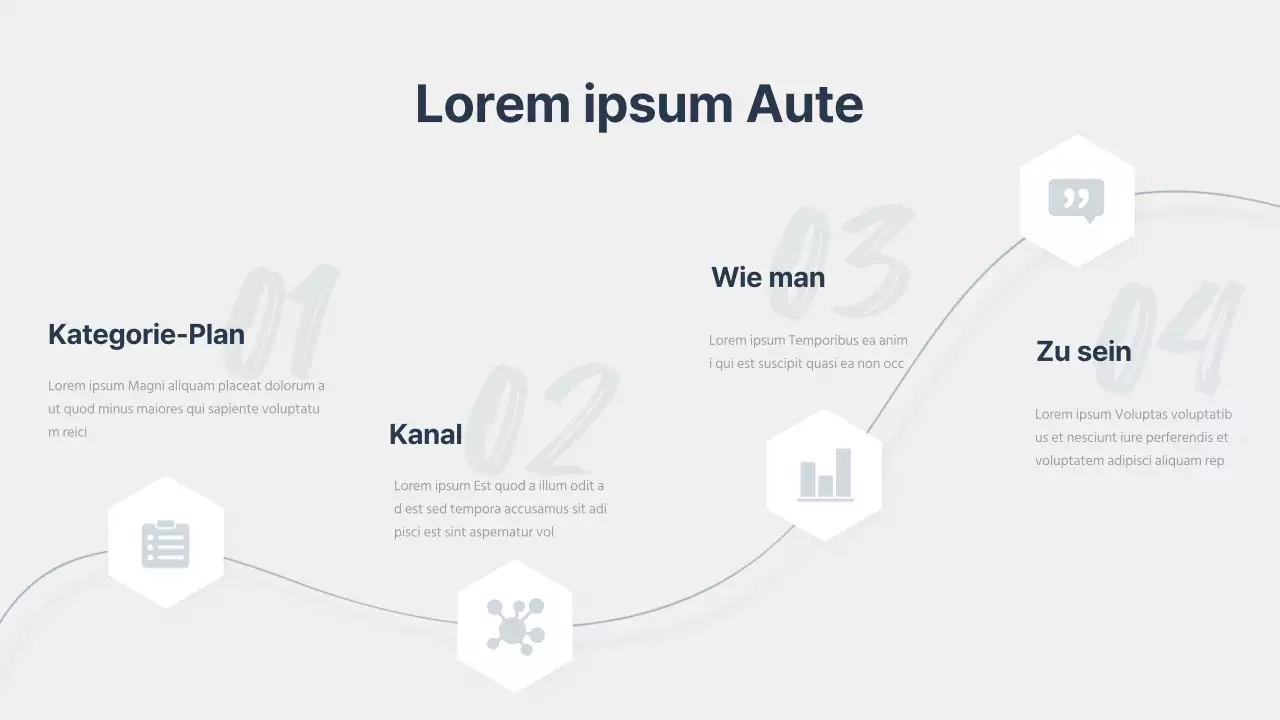 Ein moderner Marktforschungsbericht über marineblaue Akzente