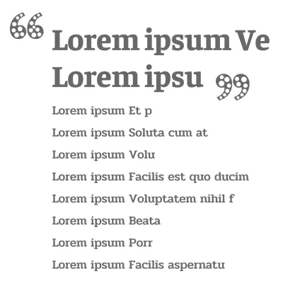 Promueva la protección del medio ambiente con un sencillo tipo de letra en blanco y gris