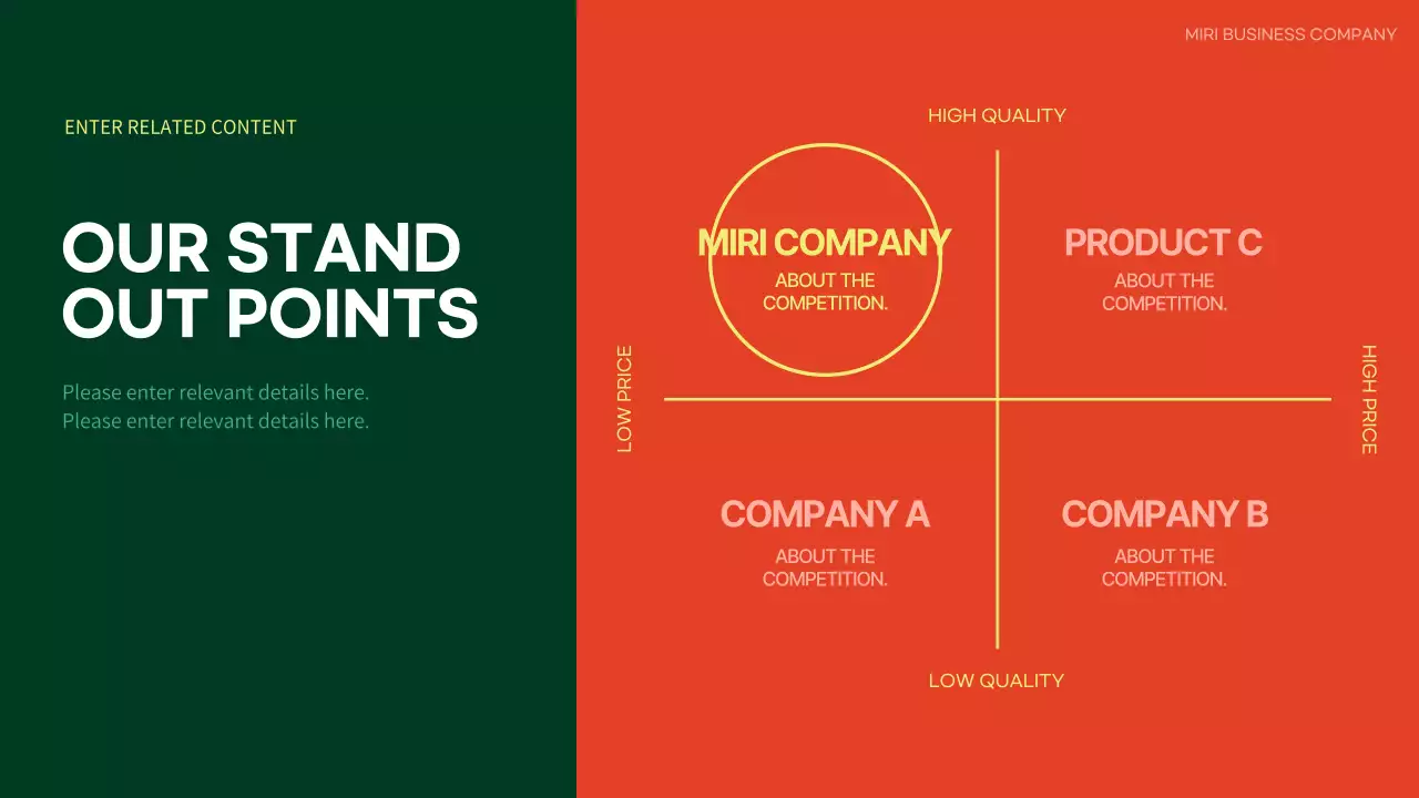 Orange Professional Work Presentation