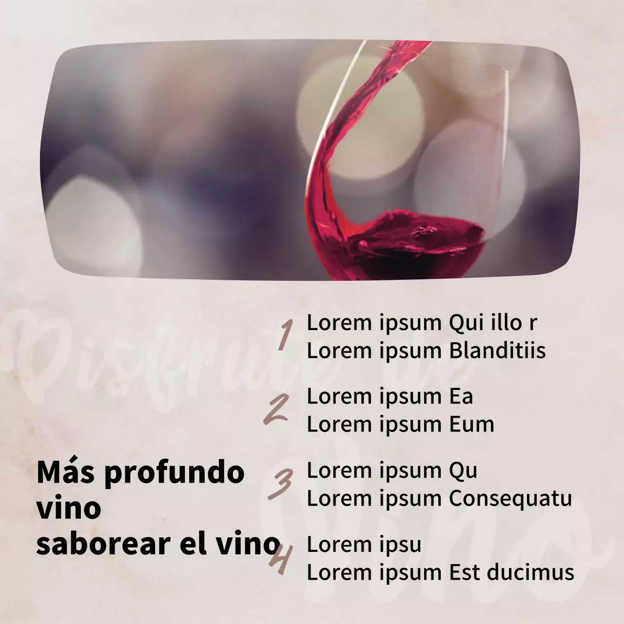 Promover una sencilla tienda de vinos en beige
