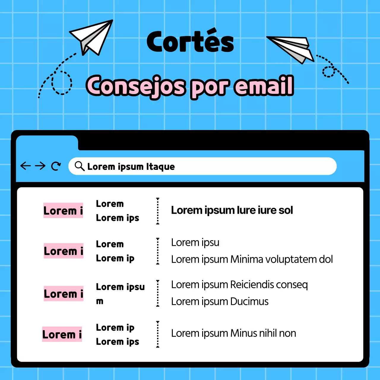 Formación en el lugar de trabajo con fondo azul claro