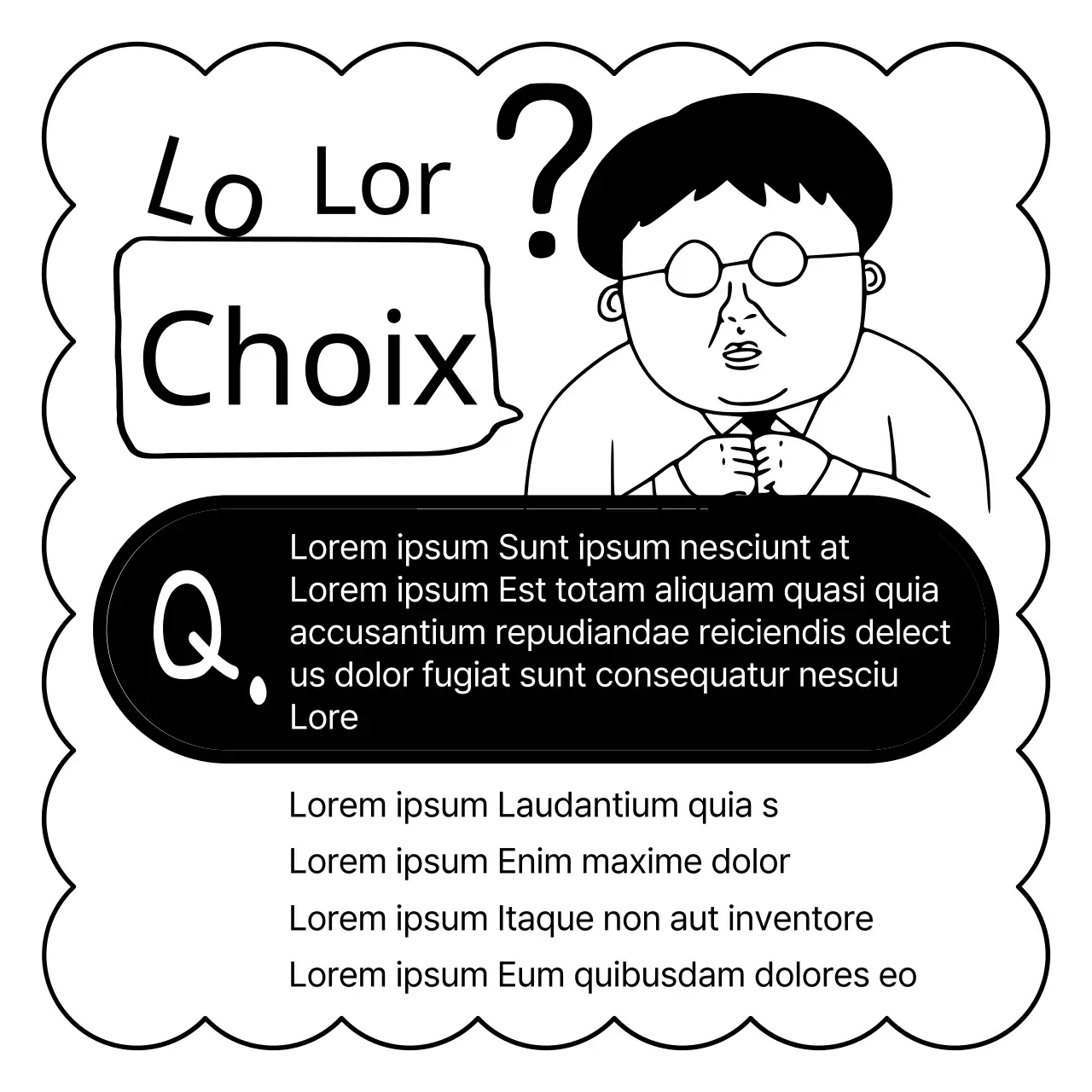 Des publicités test en noir et blanc qui donnent la nausée