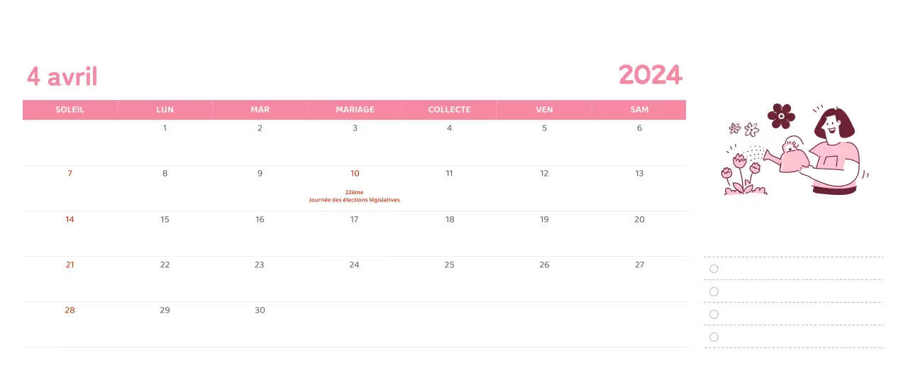Un calendrier aux illustrations colorées et émouvantes