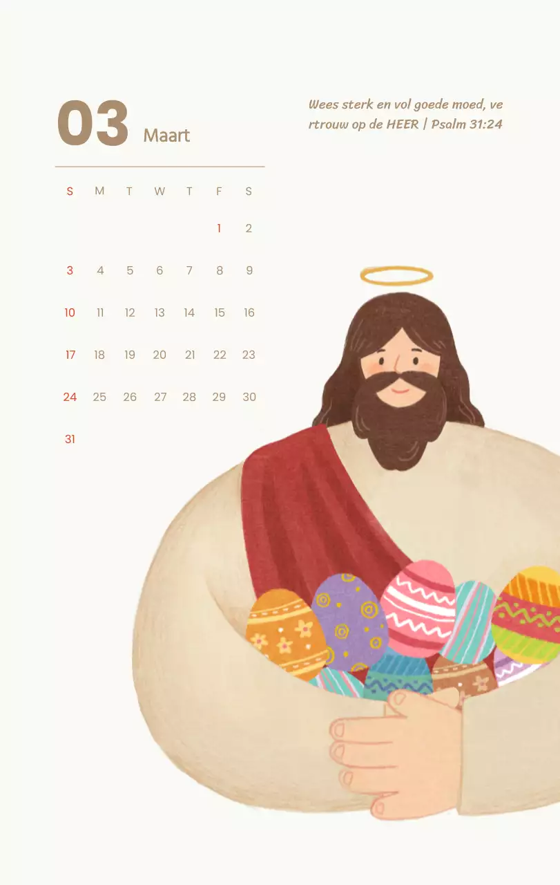 Een devotiekalender met gezellige illustraties en bijbelverzen op een lichtblauwe achtergrond