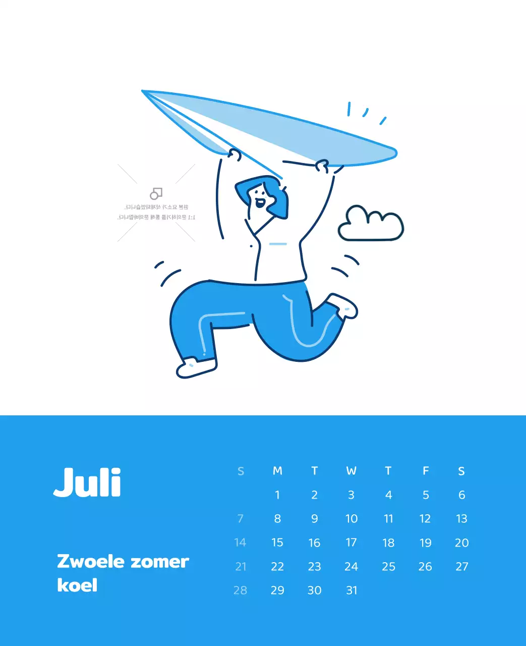 Een kalender met kleurrijke, emotionele illustraties