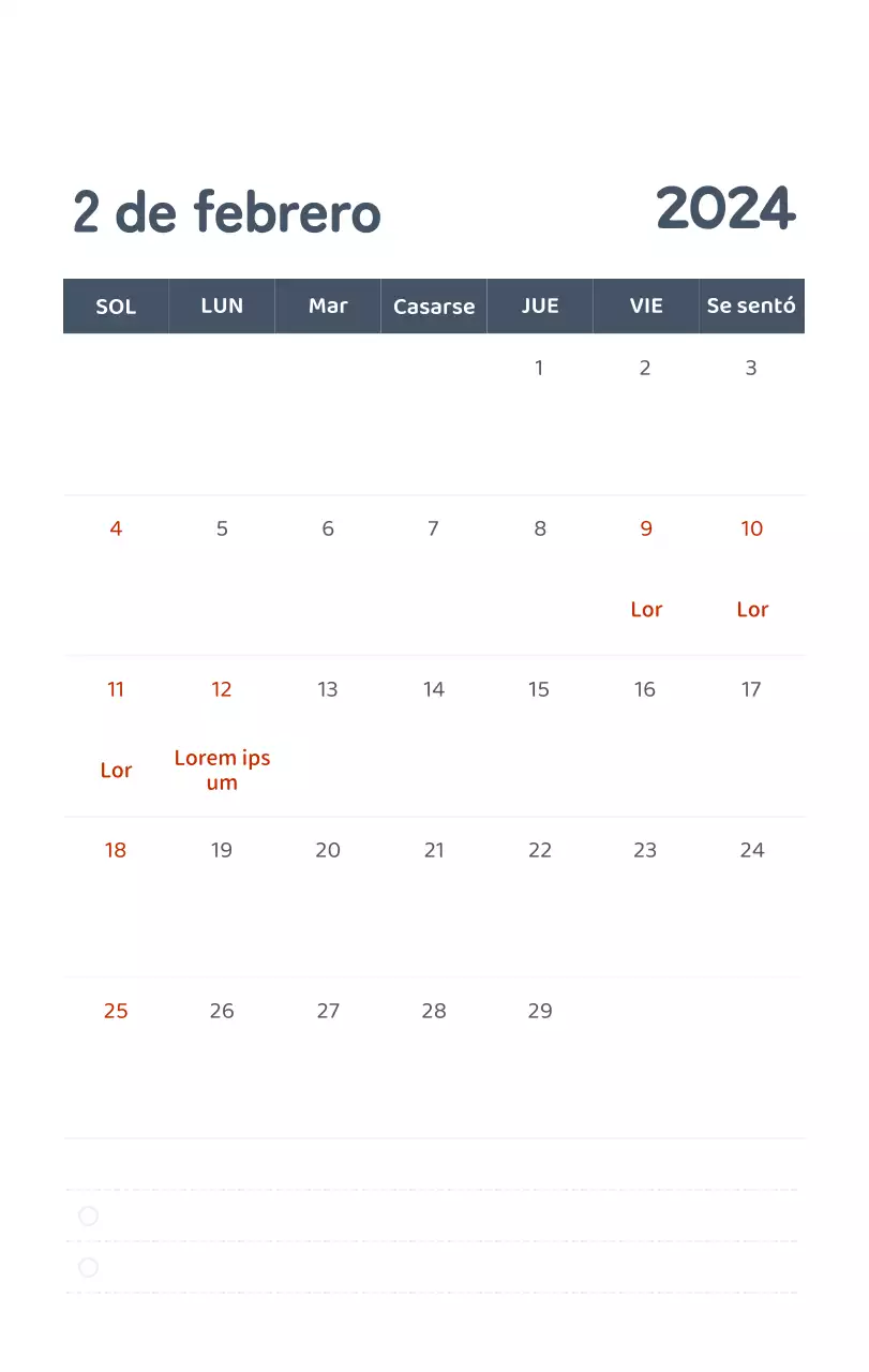 Un calendario con ilustraciones llenas de color y emoción