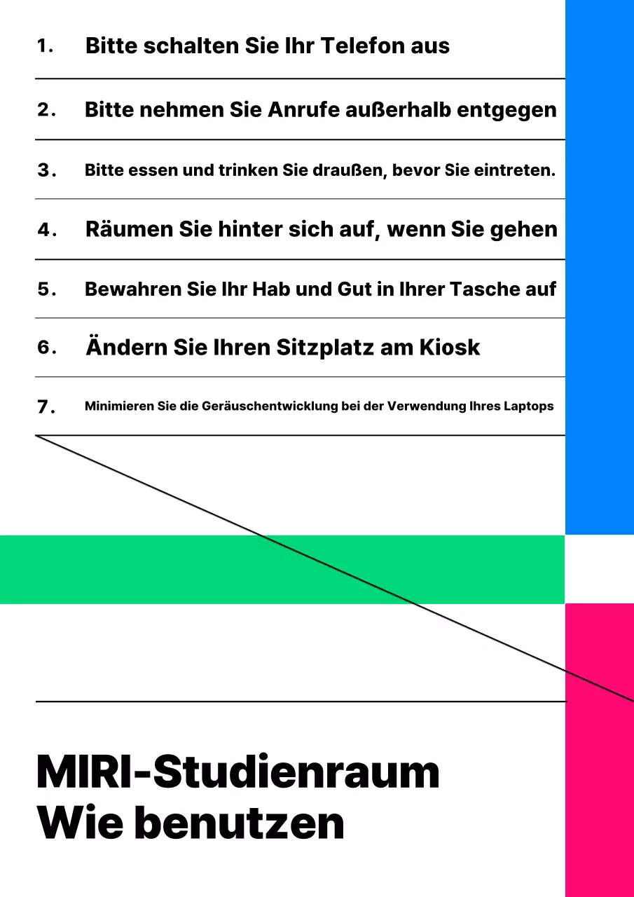 Ein Leitfaden für ein minimalistisches Arbeitszimmer in Blau und Grün