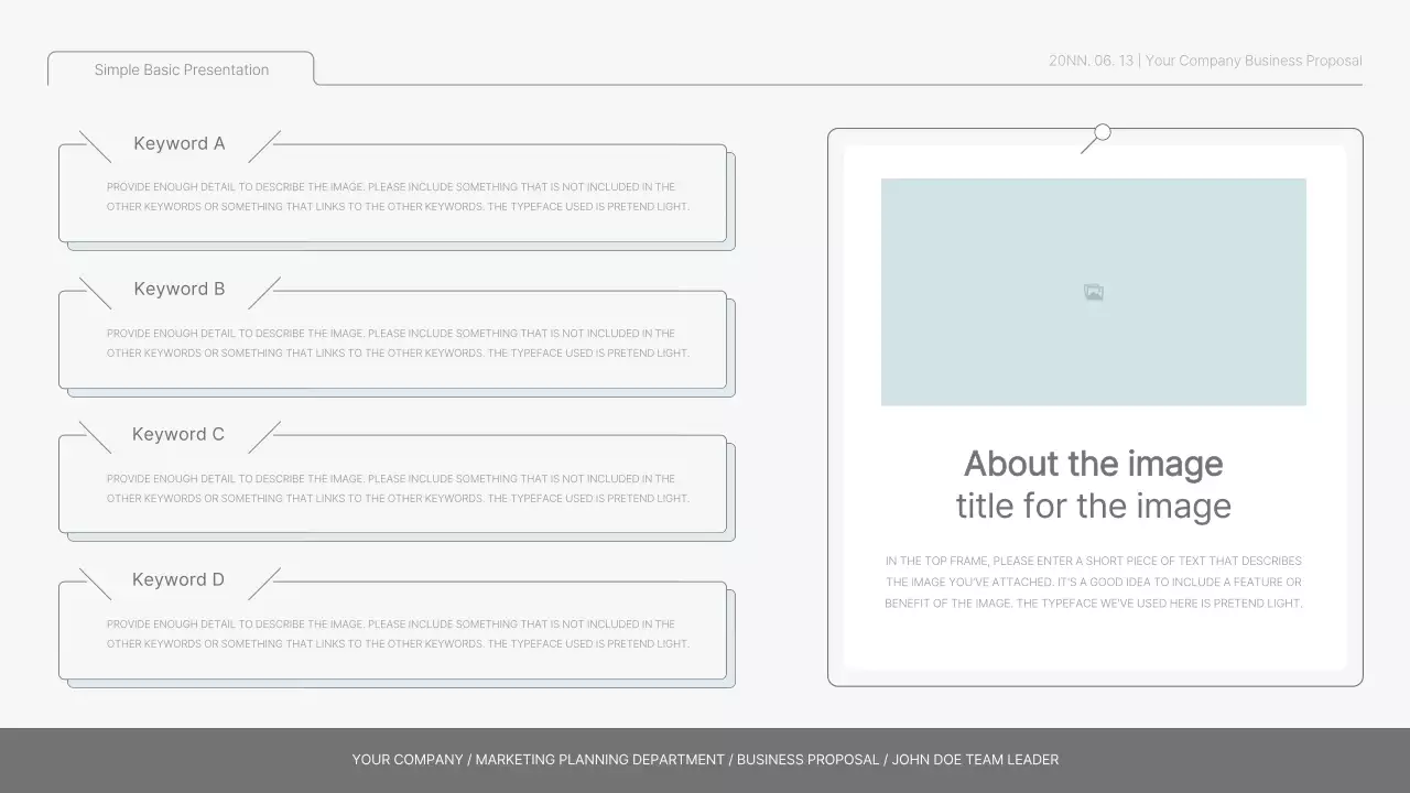 White Simple Design Presentation