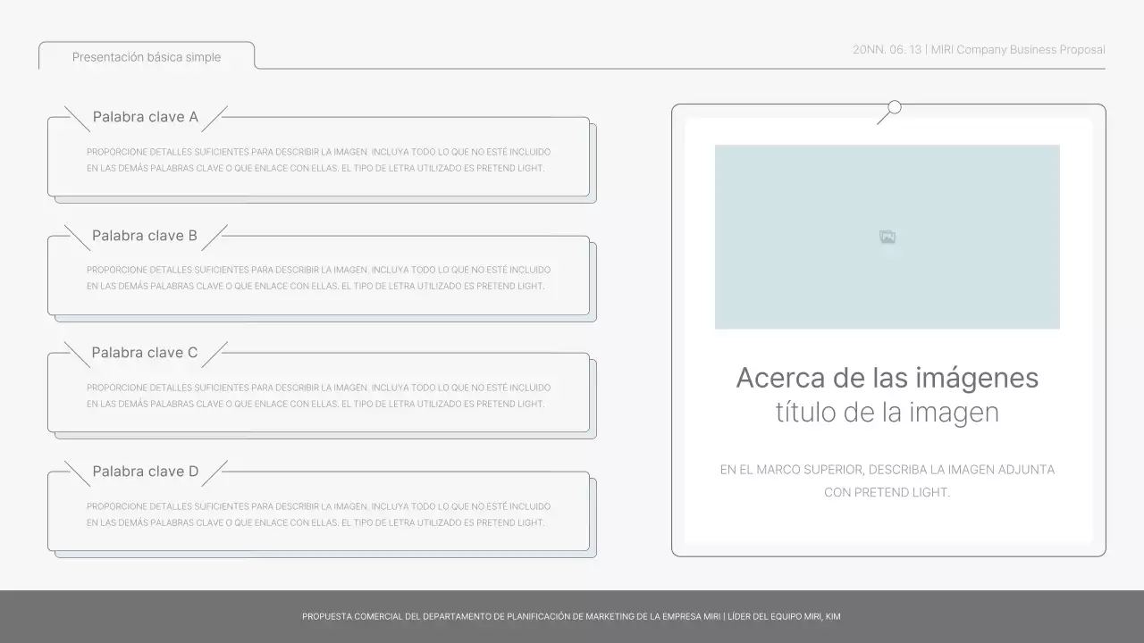 Informe básico sencillo en azul claro y verde claro