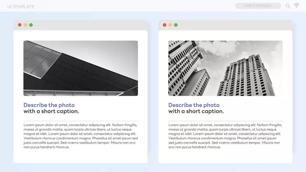 화이트 미니멀 템플릿 프레젠테이션