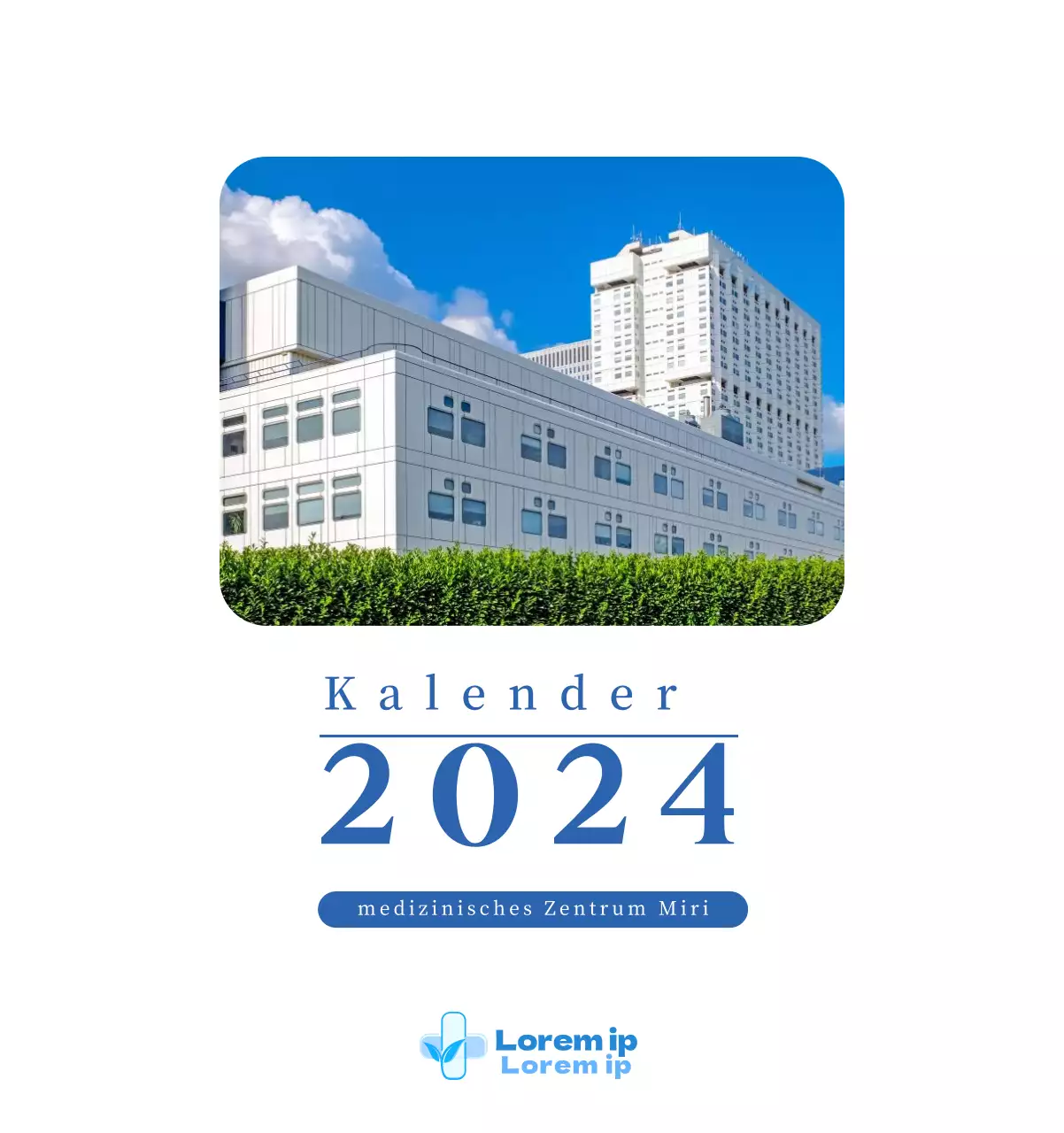 Krankenhauskalender mit saisonalen Landschaftsfotos