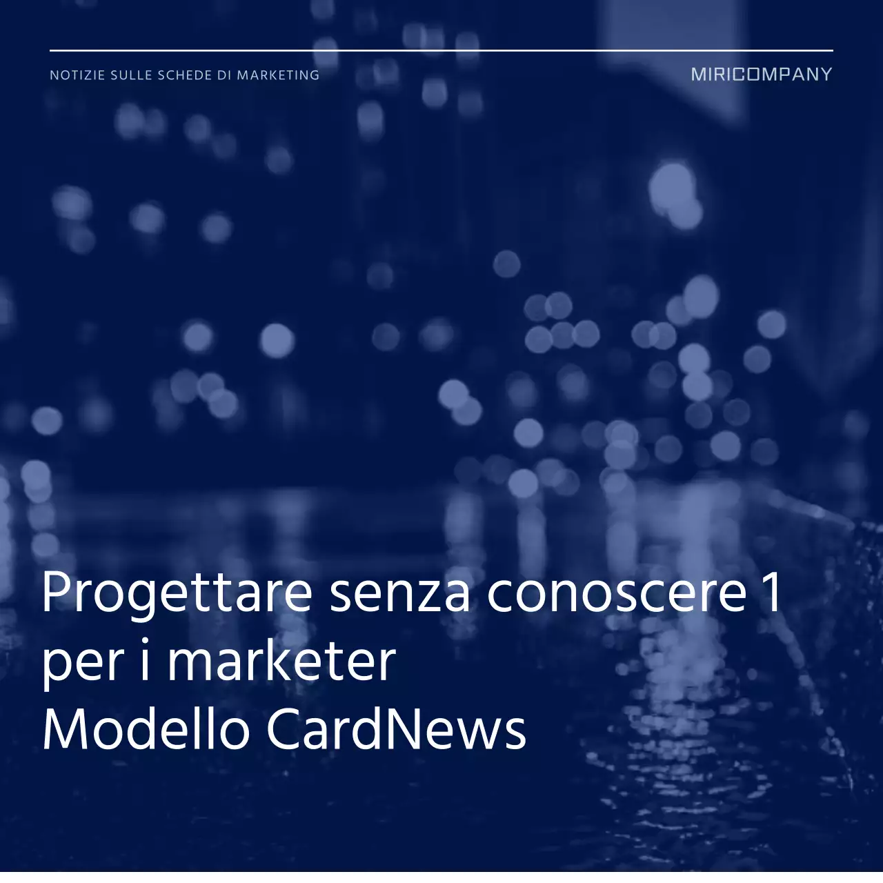 Promuovere un semplice layout di cornice per foto in blu e bianco