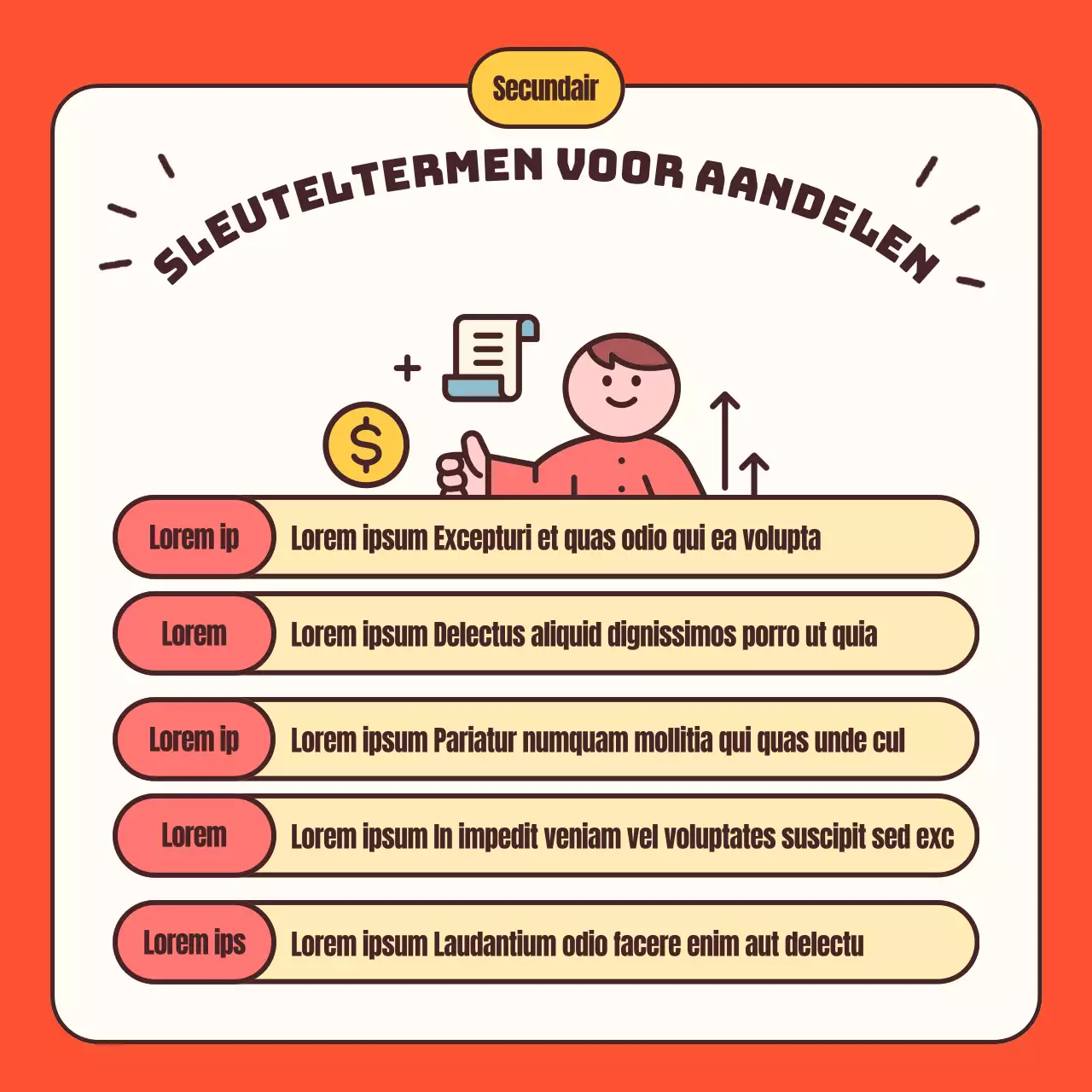 Een eenvoudige beginnersgids voor aandelen in oranje en geel