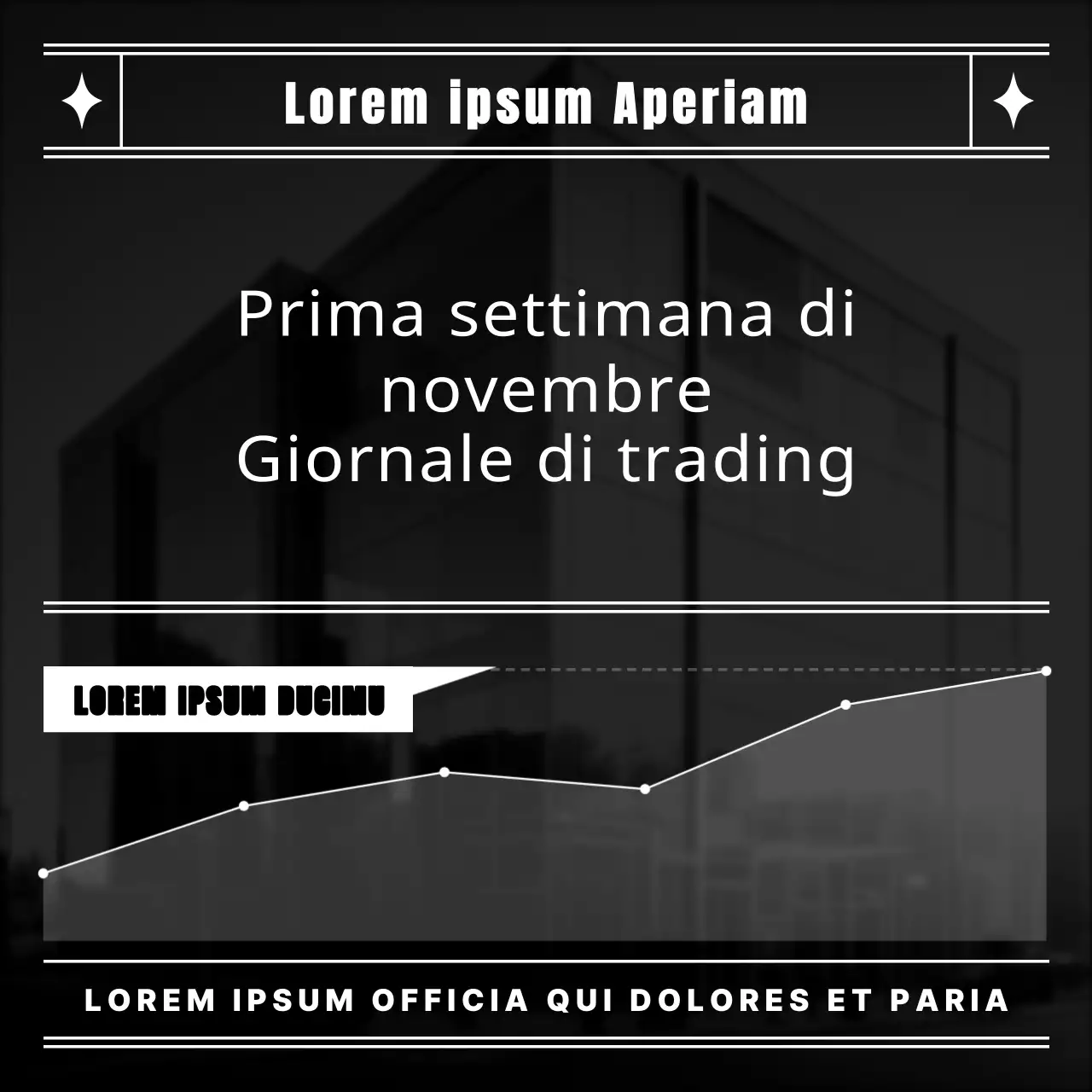 Semplice rapporto di giornale in bianco e nero