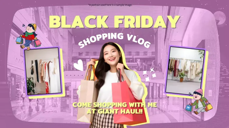 Vlog Belanja Trendi Ungu di YouTube