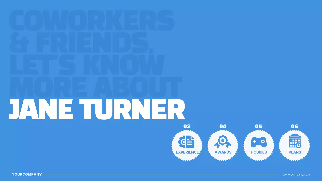 블루 모던 팀 발표 프레젠테이션