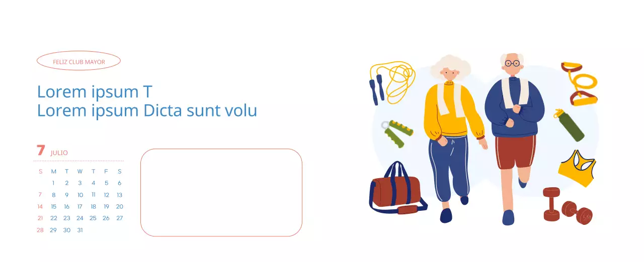 Calendario laboral con bellas ilustraciones