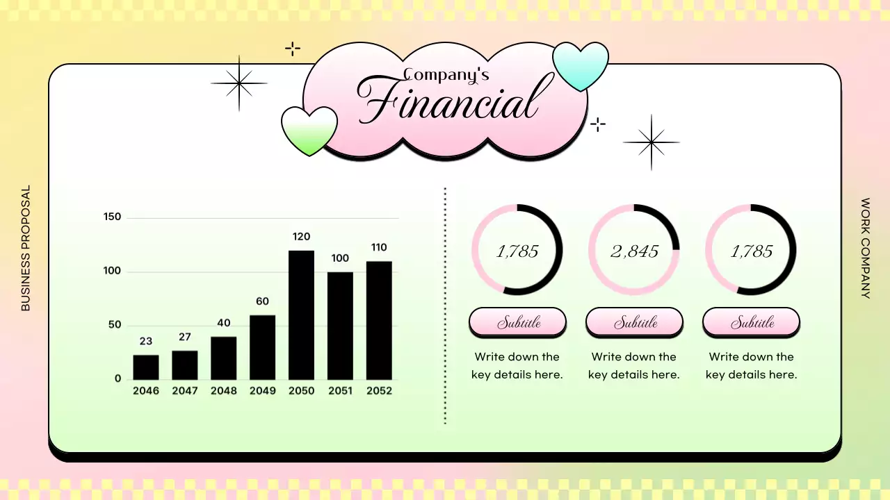 Colorful Retro Business Document Presentation